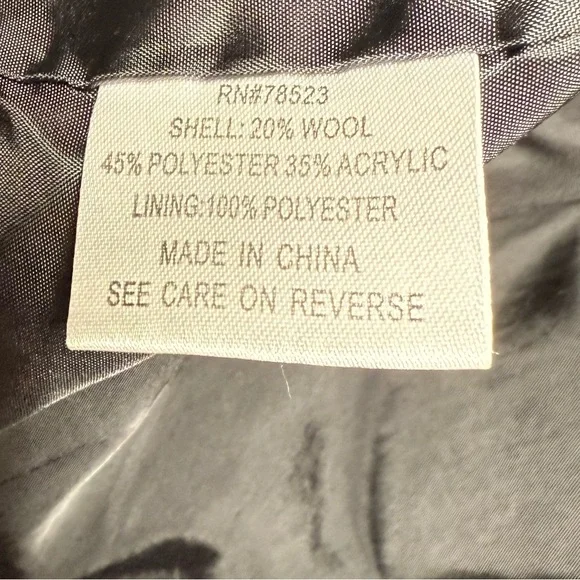 Luii Black and Gray Wool Vest - Picture 6 of 7